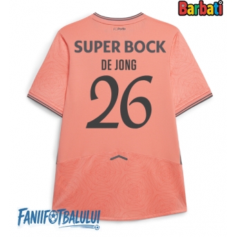 Porto Luuk de Jong #26 Tricou Fotbal Replică 2025-26 Barbati Deplasare